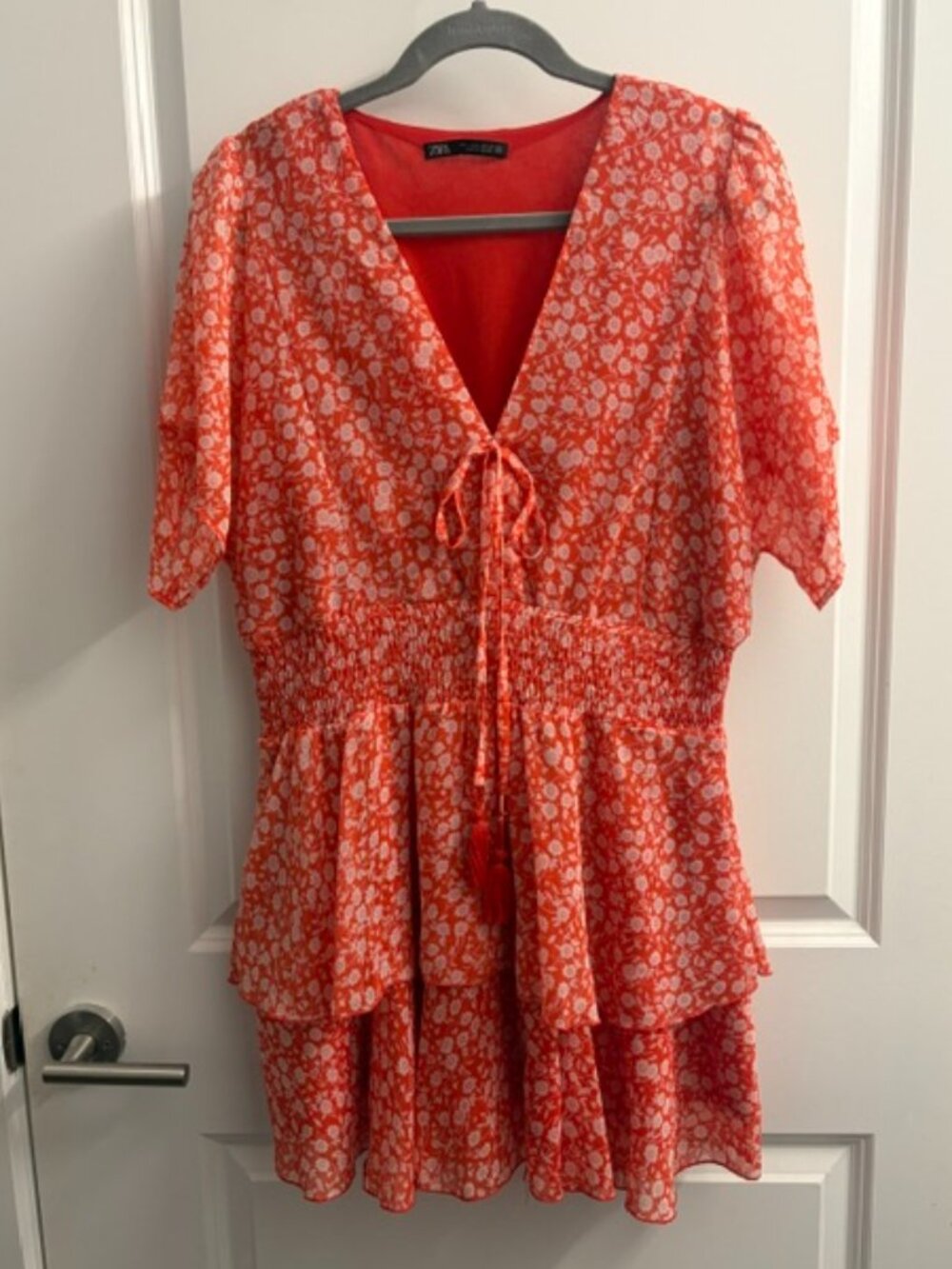 Zara Floral Print Mini Dress
